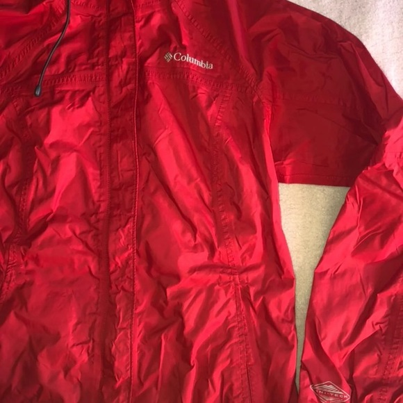 Red Columbia Rain Jacket Coat XS - Picture 5 of 6